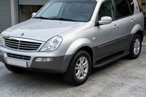 SsangYong Rexton I 2001-2017 Seitenschweller Bosphorus Black (2 Stk., Aluminium) 2012-2017 Foto 1