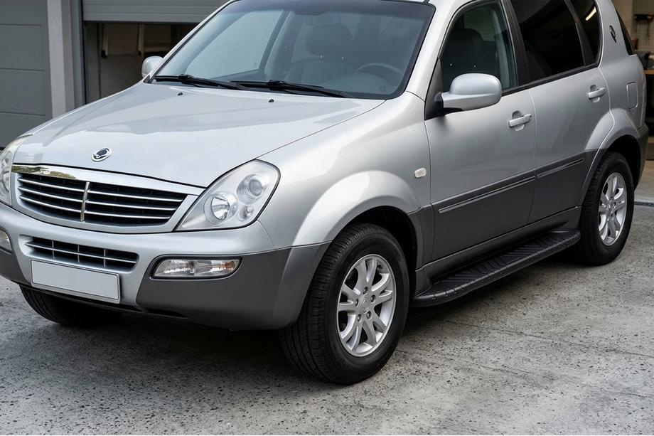 SsangYong Rexton I 2001-2017 Seitenschweller Bosphorus Black (2 Stk., Aluminium) 2012-2017 Image