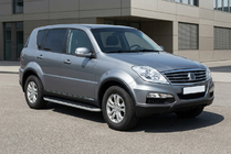SsangYong Rexton I 2001-2017 Seitenschweller Tayga Grey (2 Stk., Aluminium) 2012-2017 Foto 1