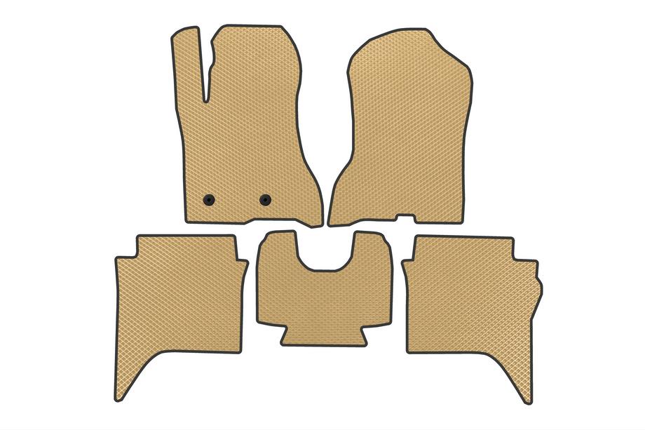 Volkswagen Amarok 2022- EVA Fußmatten (Beige) Image