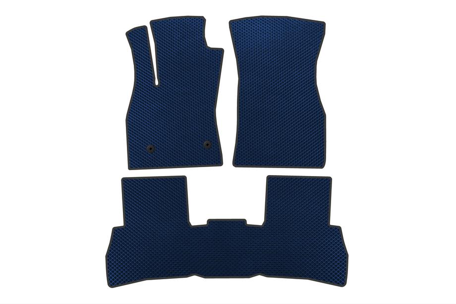 Fiat Doblo II 2010-2022 EVA V2 Fußmatten (2010-2015, Blau) Image