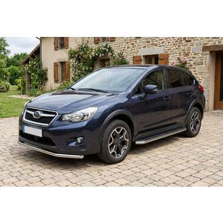 Trittbretter Maydos V1 (2 Stk., Aluminium & Edelstahl) Subaru XV 2011-2017 Foto 1