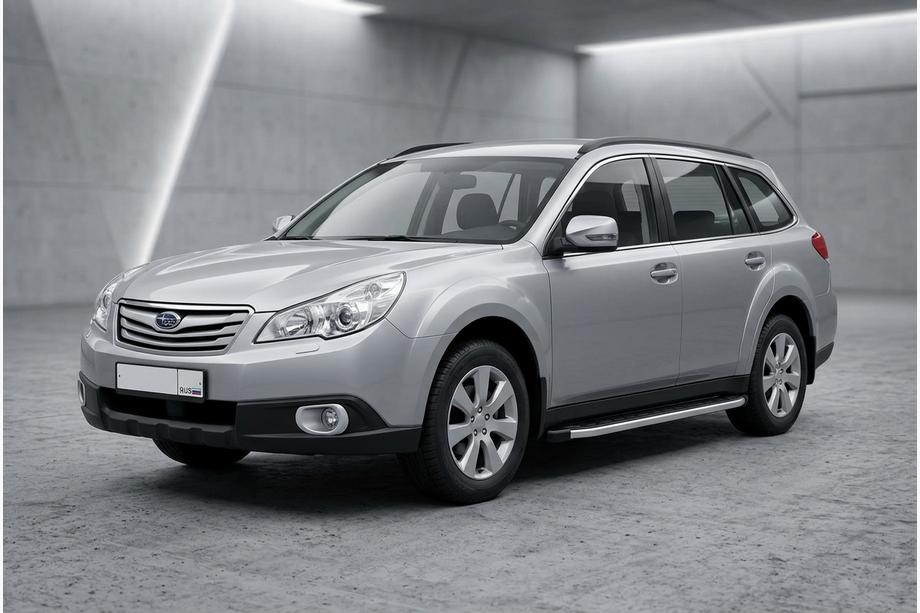 Subaru Outback 2009-2014 Trittbretter Fullmond (2 Stk, Alu) Image