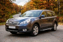 Subaru Outback 2009-2014 Seitenschweller Sunrise (2 Stk., Aluminium) Foto 1