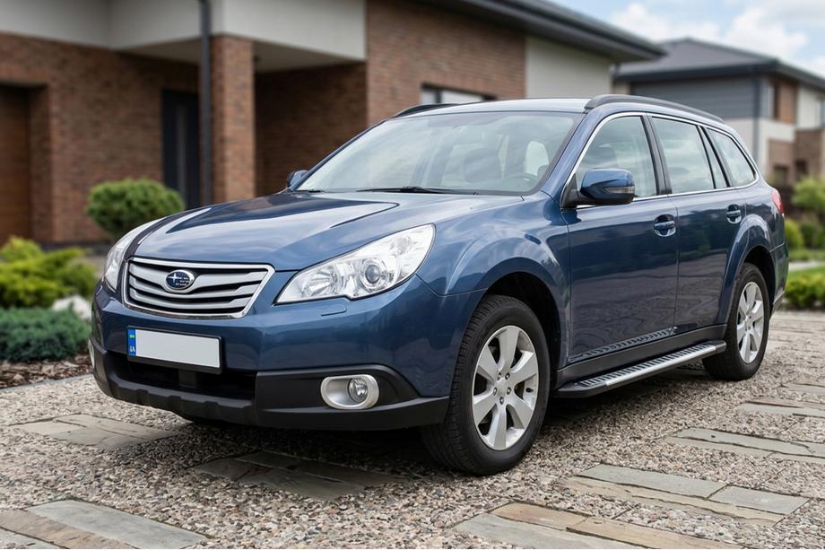 Subaru Outback 2009-2014 Seitenschweller Line (2 Stk., Aluminium) Image