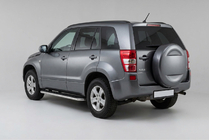 Suzuki Grand Vitara 2005-2017 Trittbretter Maydos V1 (2 Stk., Aluminium & Edelstahl) Foto 1