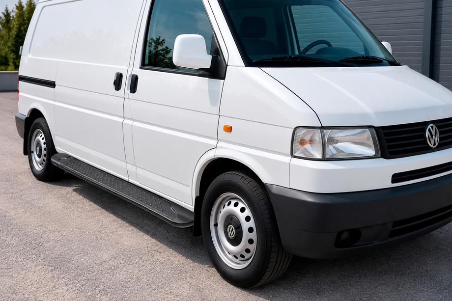 Volkswagen T4 Transporter 1990-2003 Trittbretter Allmond Black (2 Stk., Aluminium) Image