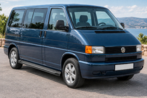 Volkswagen T4 Caravelle/Multivan 1990–2003 Trittbretter Allmond Black (2 Stk., Aluminium) Foto 1
