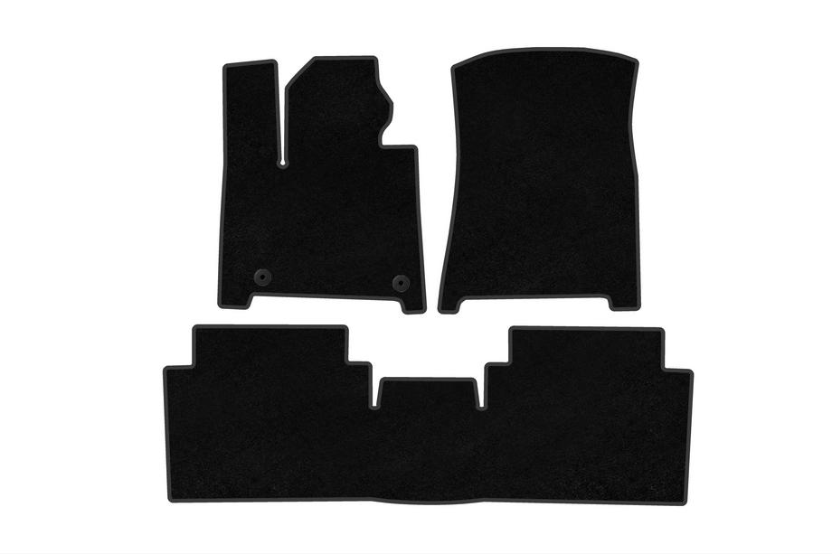 Hyundai Santa Fe 5 2023- Textil Fußmatten Classic (2 Reihen, Schwarz) Image