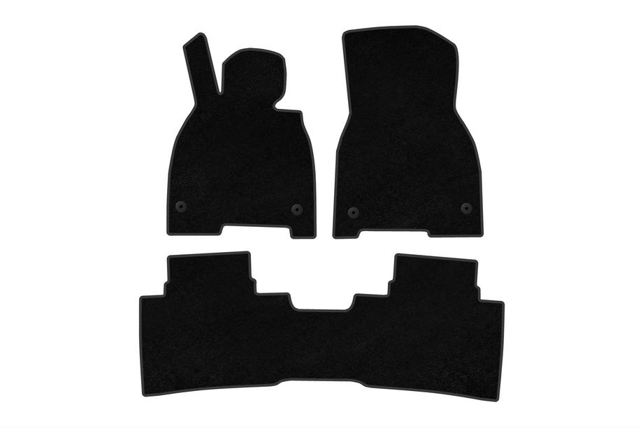 Mercedes EQS 2021- Textil Fußmatten Classic (Schwarz) Image