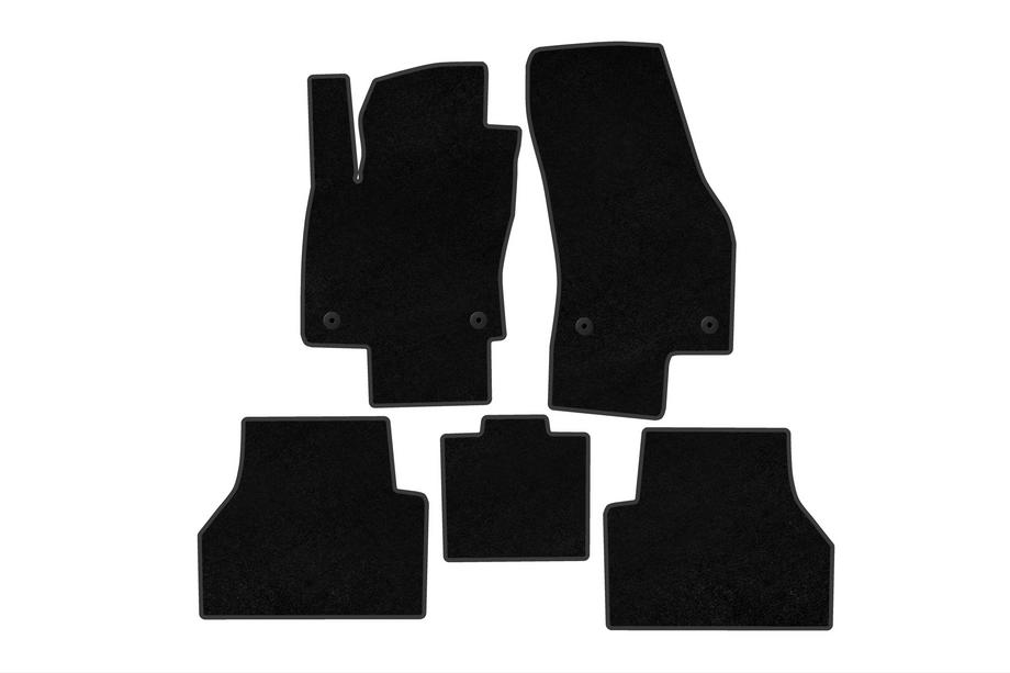 Ford Connect 2021- Textil Fußmatten Premium (Schwarz) Image
