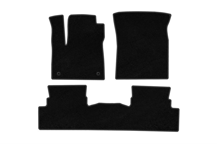 Opel Grandland X 2017- Textil Fußmatten Premium (Schwarz) Image