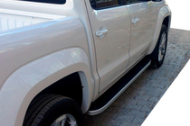 Volkswagen Amarok 2010-2022 Seitenschweller Tayga Grey (2 Stk., Aluminium) Foto 4