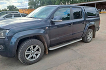 Volkswagen Amarok 2010-2022 Seitenschweller Tayga Grey (2 Stk., Aluminium) Foto 3