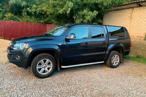 Volkswagen Amarok 2010-2022 Seitenschweller Tayga Grey (2 Stk., Aluminium) Foto 5
