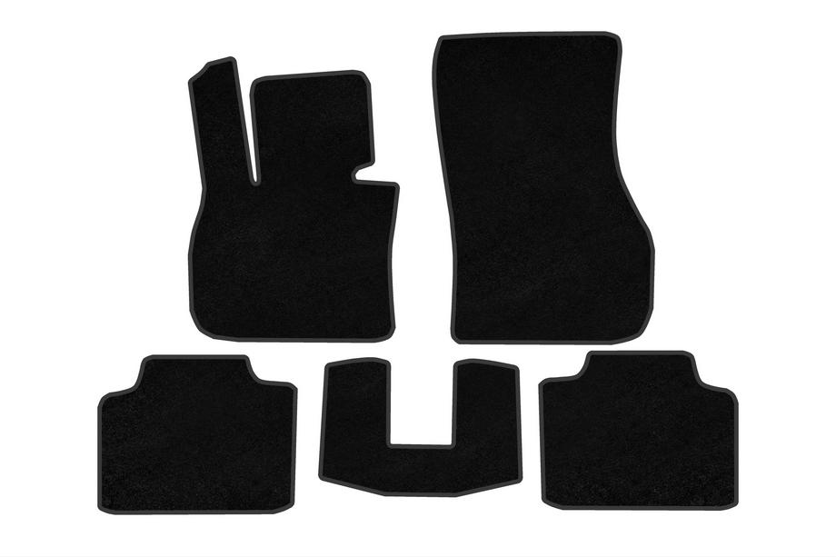 BMW 2er Active Tourer U06 2021– Textil Fußmatten Deluxe (Schwarz) Image