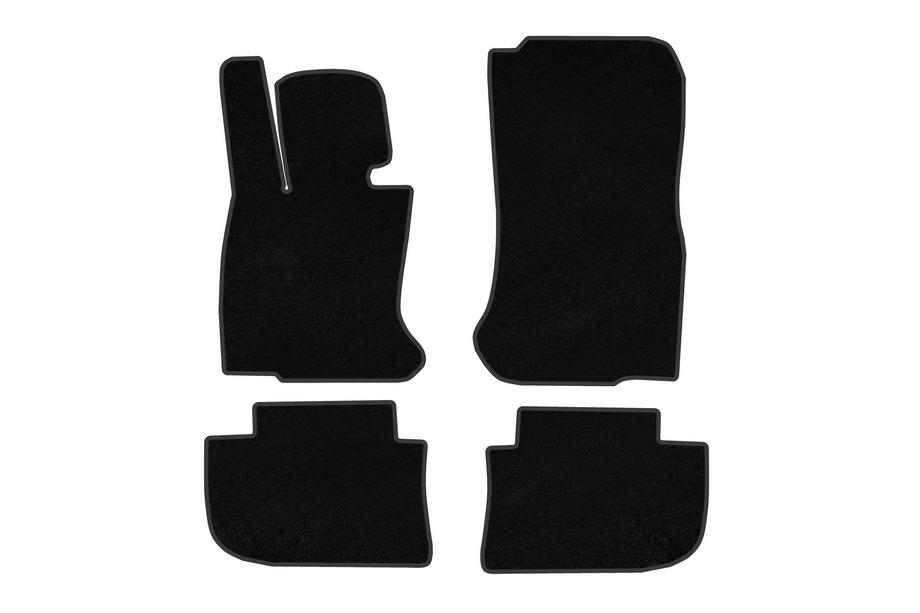 BMW 6 Series F12/F13/F06 2011-2018 Textil-Fußmatten Deluxe (für F06, Schwarz) Image