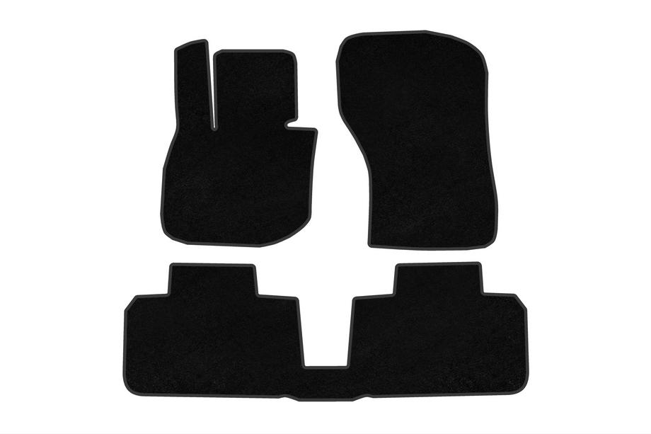 BMW X2 U10 2023- Textil-Fußmatten Deluxe (Für IX2, Schwarz) Image