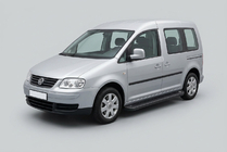 Volkswagen Caddy 2004-2010 Trittbretter Allmond Black (2 Stk., Aluminium) Foto 1