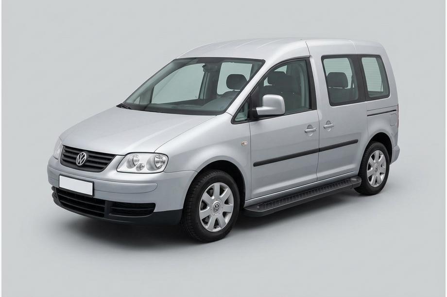 Volkswagen Caddy 2004-2010 Trittbretter Allmond Black (2 Stk., Aluminium) Image