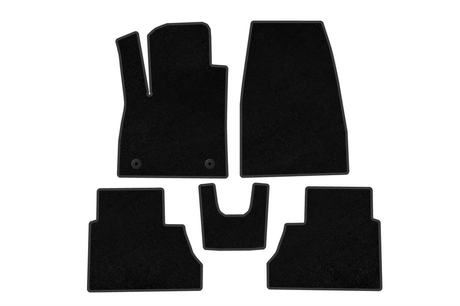 Ford Courier 2023- Textil Fußmatten Deluxe (Schwarz) Image