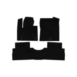 Textil Fußmatten Deluxe (2 Reihen, Schwarz) Foto 1