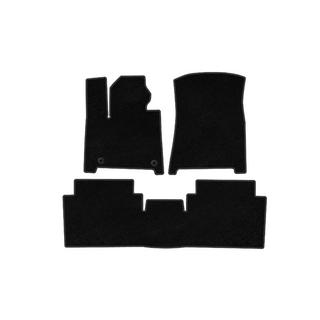 Textil Fußmatten Deluxe (2 Reihen, Schwarz) Foto 1