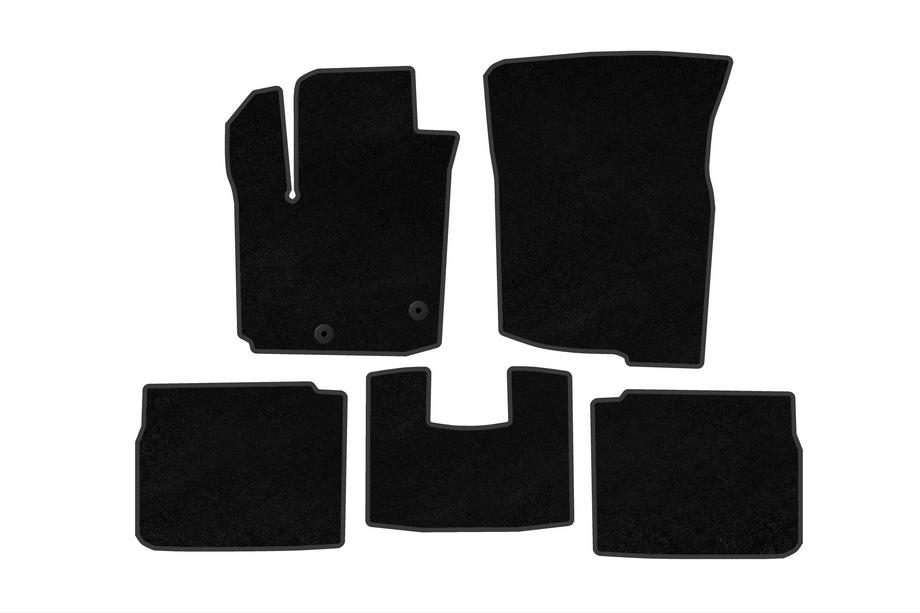 Suzuki SX4 S-Cross 2021- Textil-Fußmatten Deluxe (Hybrid, Schwarz) Image