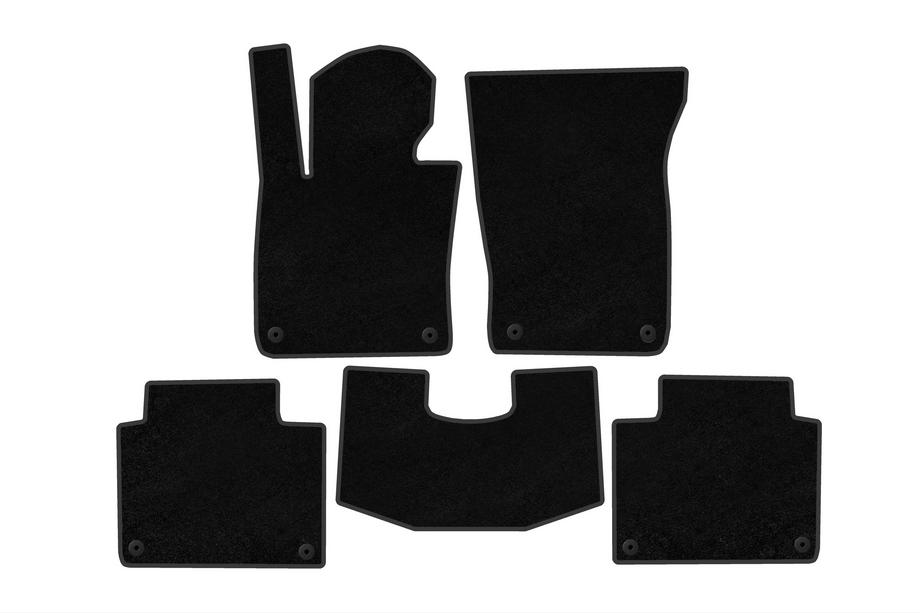 Volvo S90/V90 2016- Textil-Fußmatten Deluxe (SW, Schwarz) Image