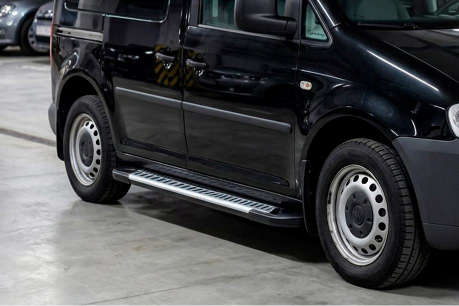 Volkswagen Caddy 2010-2015 Seitenschweller Line (2 Stk., Aluminium) Standardbasis Image