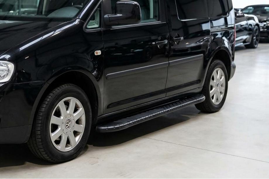 Volkswagen Caddy 2010-2015 Seitenschweller Bosphorus Black (2 Stk., Aluminium) Image
