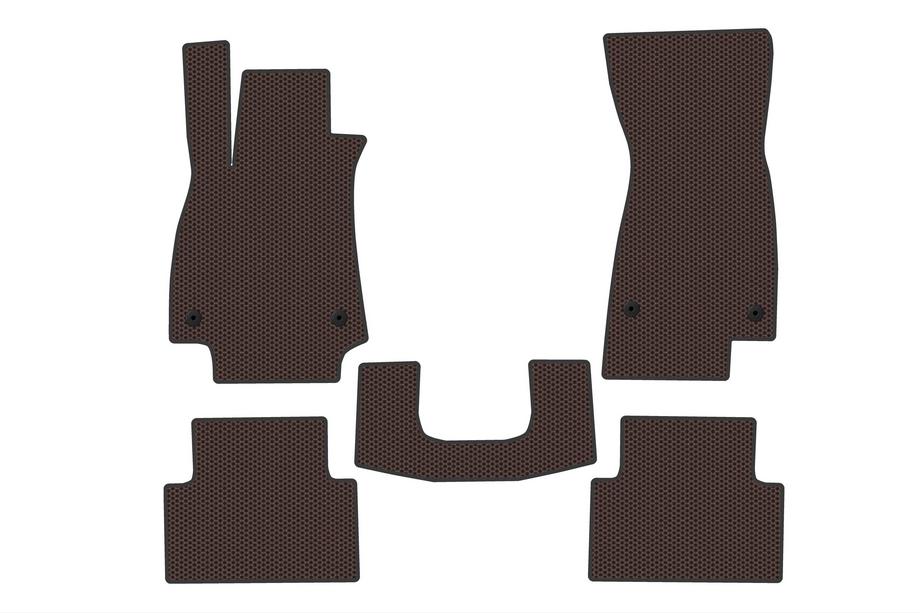Audi A5 2024– Gummimatten Carsuit V2 (Limousine, braun) Image