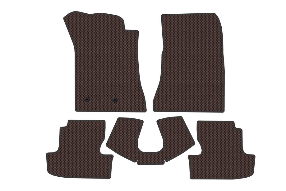 Ford Mustang 2015-2023 Gummimatten Carsuit V2 (Braun) Image