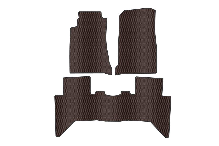 Isuzu D-Max 2011-2019 Gummimatten Carsuit (Braun) Image