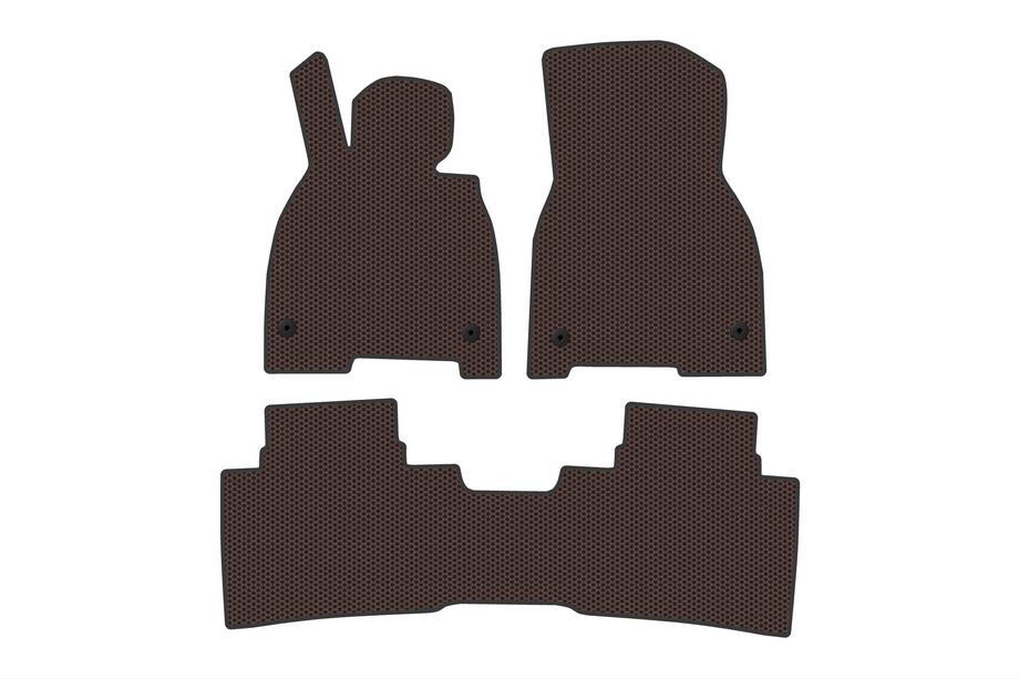 Mercedes EQS 2021- Gummimatten Carsuit (Braun) Image