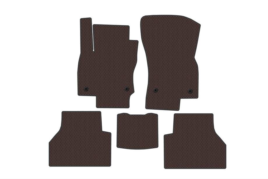 Volkswagen Caddy 2020- Gummimatten Carsuit (Braun) Image