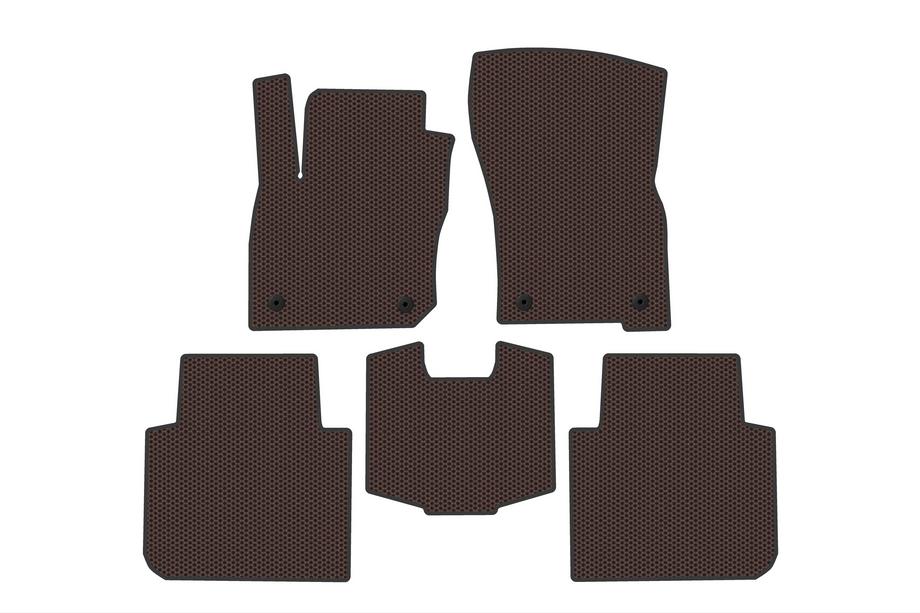 Volkswagen Tayron 2024– Gummimatten Carsuit (Braun) Image