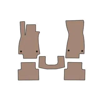 Carsuit V2 Gummifußmatten (Limousine, Beige)