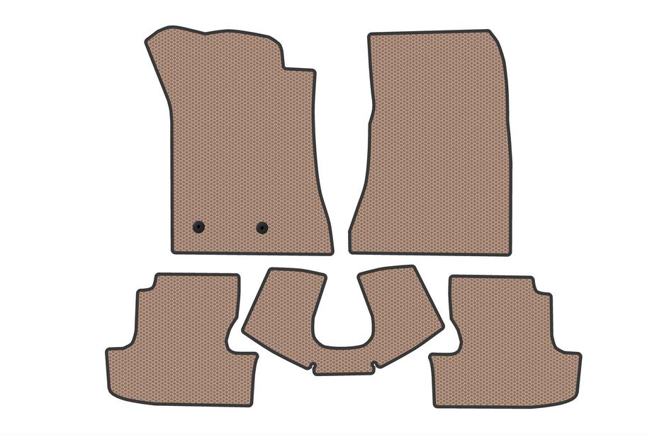 Ford Mustang 2015-2023 Gummimatten Carsuit V2 (Beige) Image