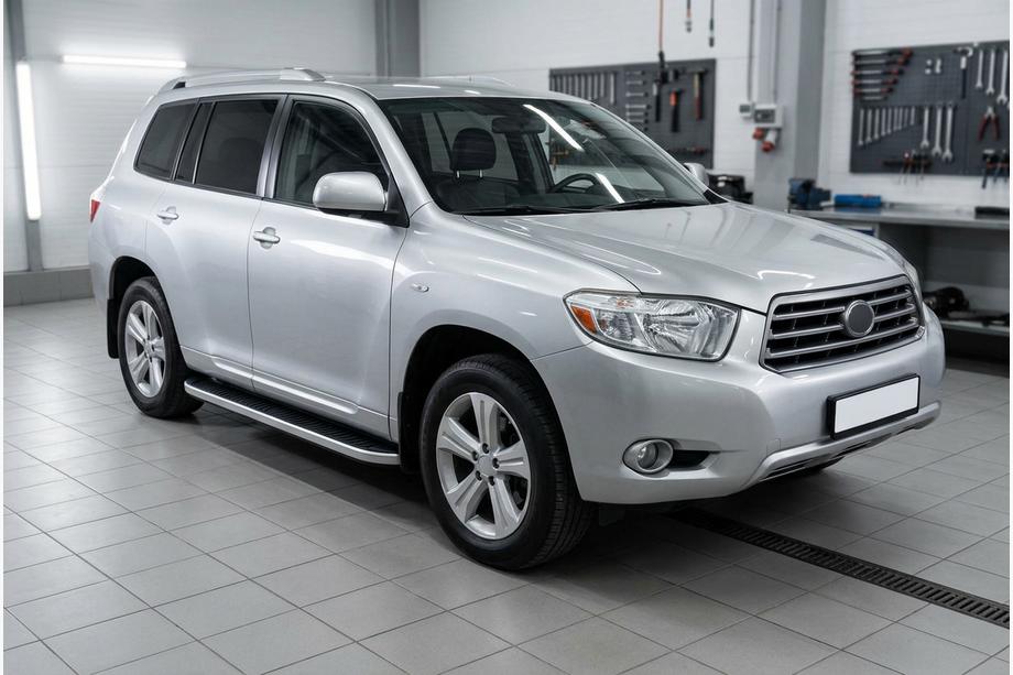 Toyota Highlander 2008-2013 Seitenschweller Tayga Grey (2 Stk., Aluminium) Image