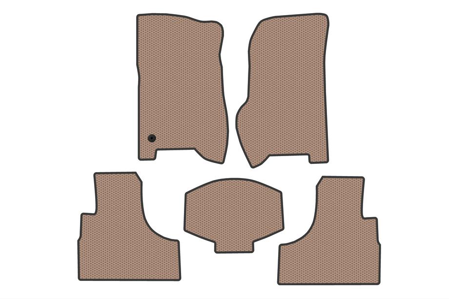 Jeep Cherokee/Liberty 2002-2007 Gummimatten Carsuit (Beige) Image