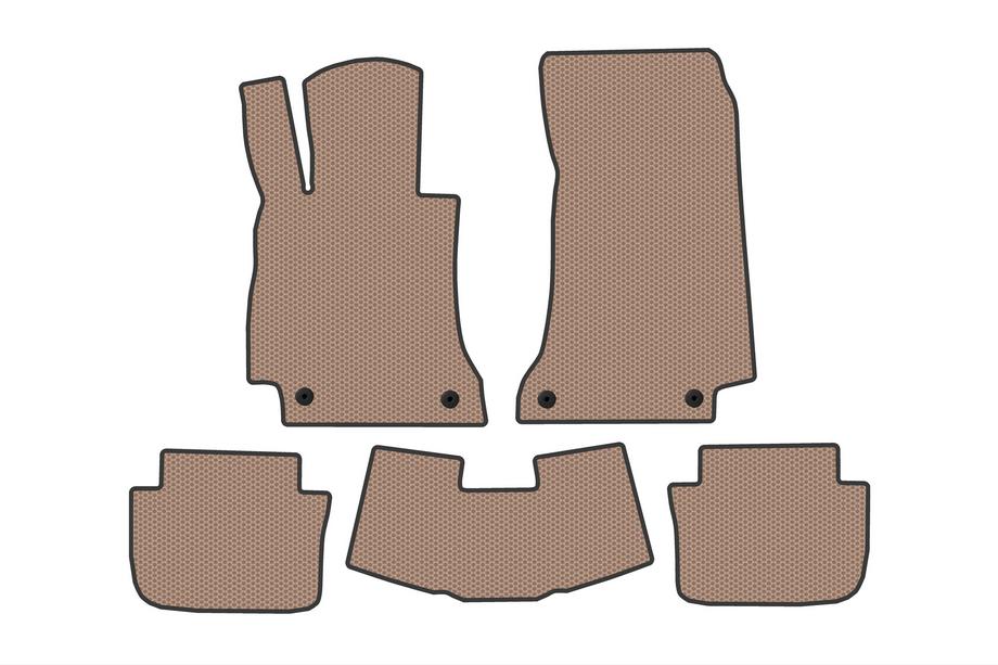 Mercedes E-class W214 2023- Gummimatten Carsuit (Cabrio, beige) Image