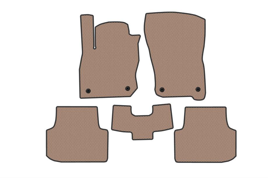 Seat Leon 2020- Gummimatten Carsuit (Beige) Image