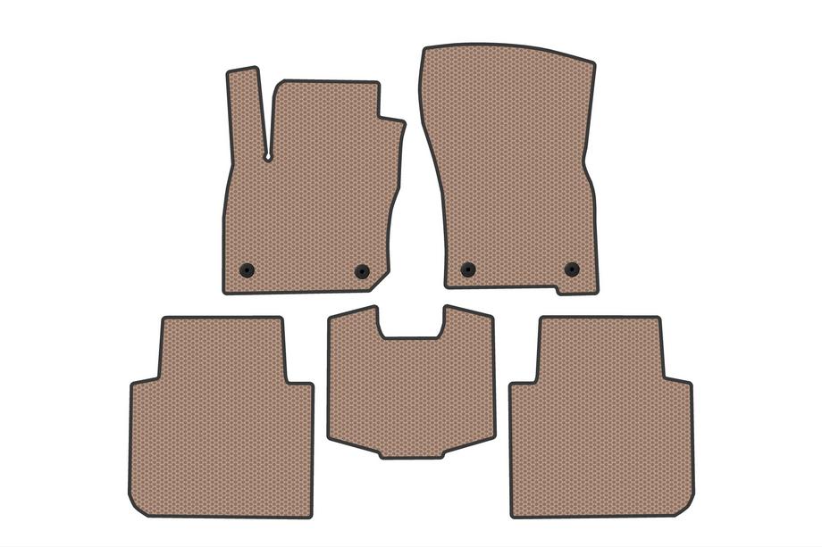 Volkswagen Tayron 2024– Gummimatten Carsuit (Beige) Image