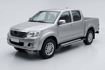 Toyota Hilux 2006-2015 Trittbretter Rainbow (2 Stk., Aluminium) Foto 1