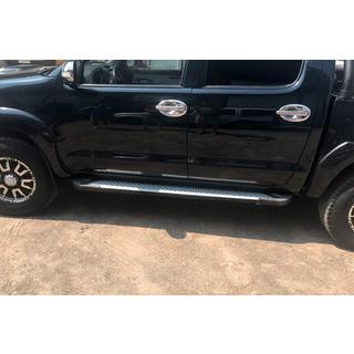 Trittbretter Allmond Grey (2 Stk., Aluminium) Toyota Hilux 2006-2015 Foto 4