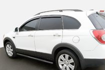 Chevrolet Captiva 2006-2019 Seitenschutzrohre Black (2 Stk., Edelstahl) Foto 1