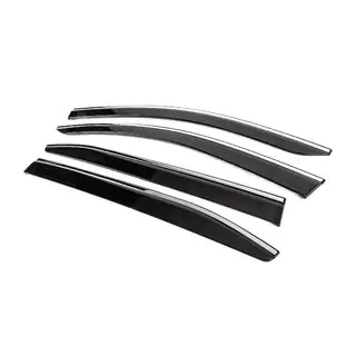 Windabweiser mit Chromleisten (4 Stk., Sunplex Chrome) Citroen C5 Aircross 2017-2025 Foto 2