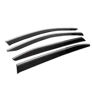 Windabweiser mit Chromleisten (4 Stk., Sunplex Chrome) Citroen C5 Aircross 2017-2025 Foto 3