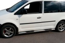 Volkswagen Caddy 2020- Seitliche Rohre BB001 (2 Stk., Edelstahl) Foto 4